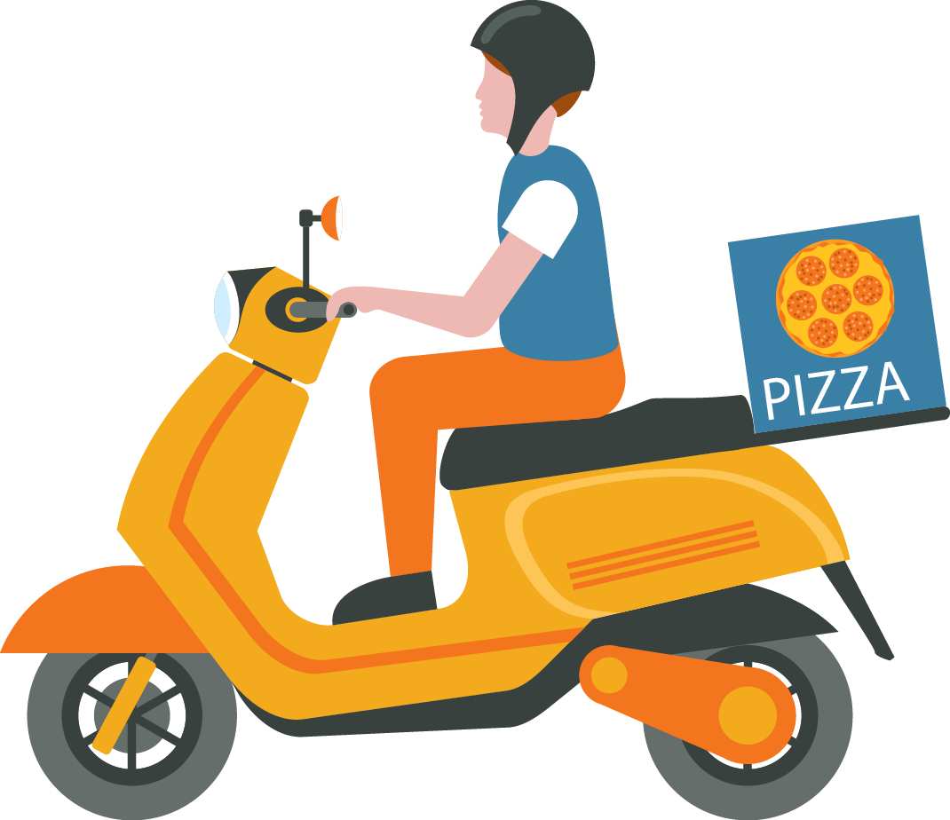 LieferFood delivery rider
